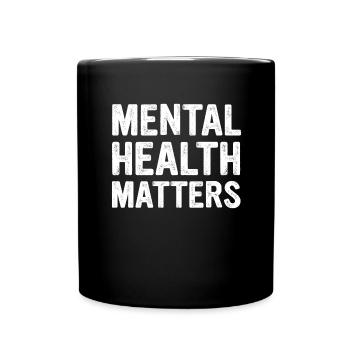 Psychische Gesundheit Angelegenheiten Therapeut - Tasse einfarbig - Schwarz - Vorne