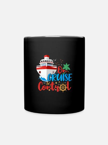 Kreuzfahrt - Tasse einfarbig - Schwarz