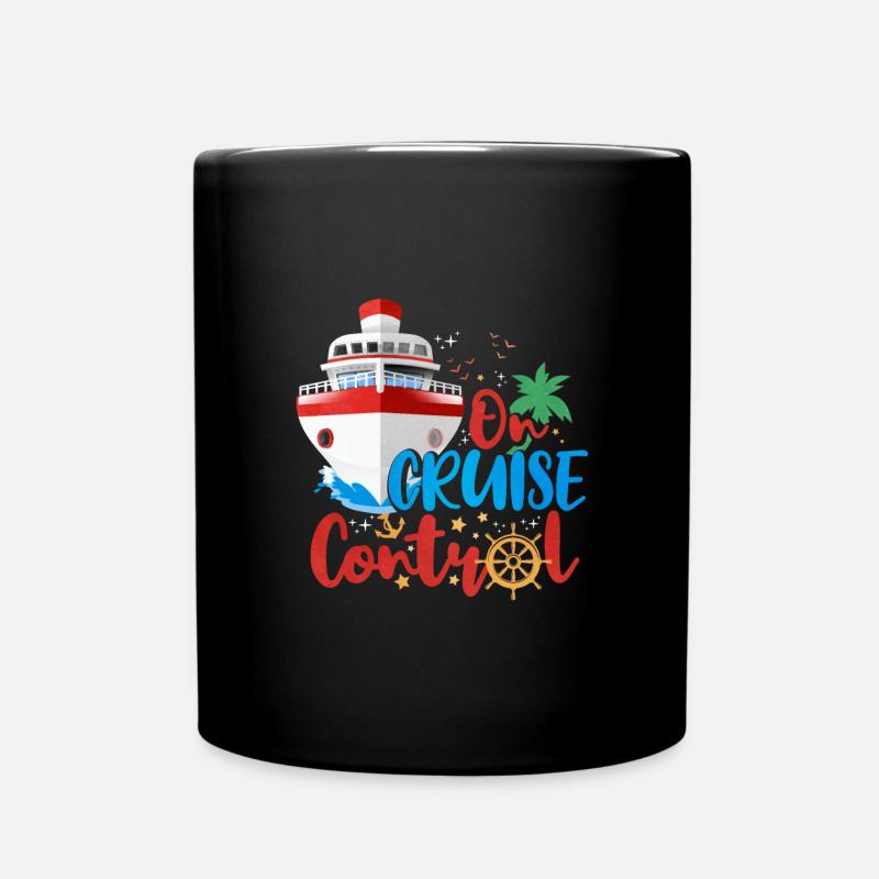 Kreuzfahrt - Tasse einfarbig - Schwarz