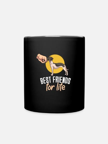 Whippet - Mug uni - noir