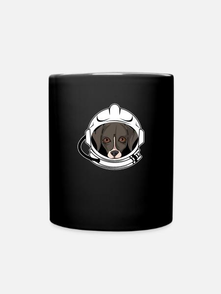 Whippet - Mug uni - noir