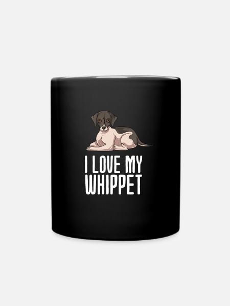 Whippet - Mug uni - noir