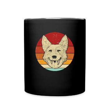 Australian Cattle Dog - Full Colour Mug - black - Front
