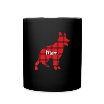 Australian Cattle Dog - Full Colour Mug - black - Front