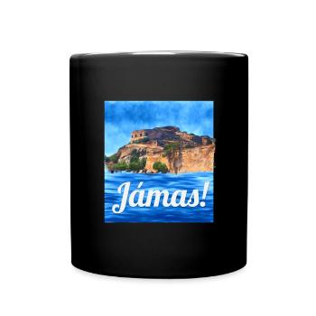 Cheers in Greek - Full Colour Mug - black - Front
