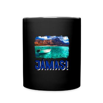 Cheers in Greek - Full Colour Mug - black - Front