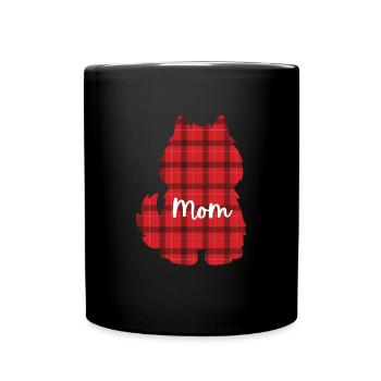 American Eskimo Dog - Full Colour Mug - black - Front