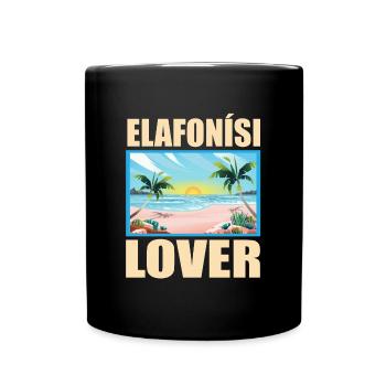 Elafonisi Lover - Full Colour Mug - black - Front