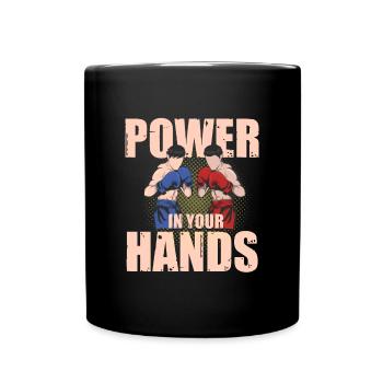 Power in your hand - Full Colour Mug - black - Front