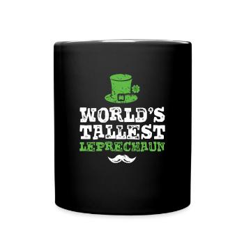 Tallest Leprechaun St Patricks Day - Tasse einfarbig - Schwarz - Vorne
