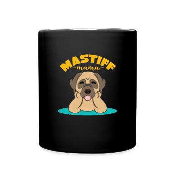 Mastiff - Tasse einfarbig - Schwarz - Vorne