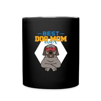 Mastiff - Tasse einfarbig - Schwarz - Vorne