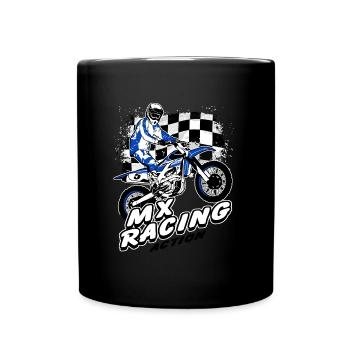 Supercross - Moto Cross - Motocross - Full Colour Mug - black - Front