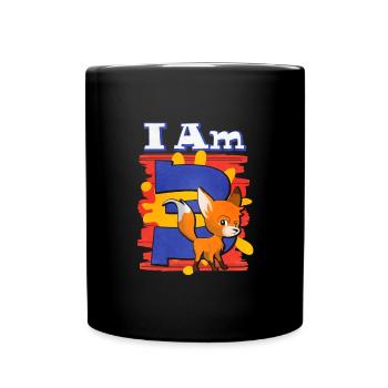 Ich Bin 3 Fuchs - Tasse einfarbig - Schwarz - Vorne