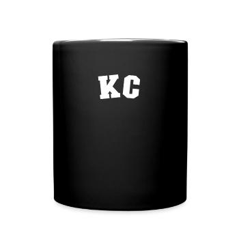 KC Kansas City Missouri Stolz von Kansas City KC - Tasse einfarbig - Schwarz - Vorne