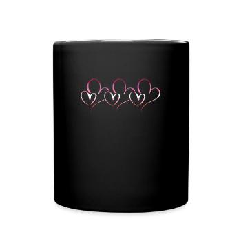 Lesbian Lesbian Pride Flag Gift - Full Colour Mug - black - Front