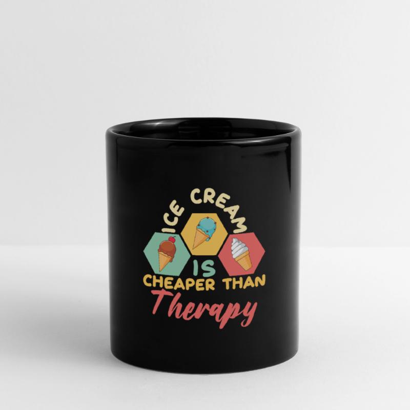 Ice Cream Cheaper Therapy Eiscreme Eis Tasse einfarbig