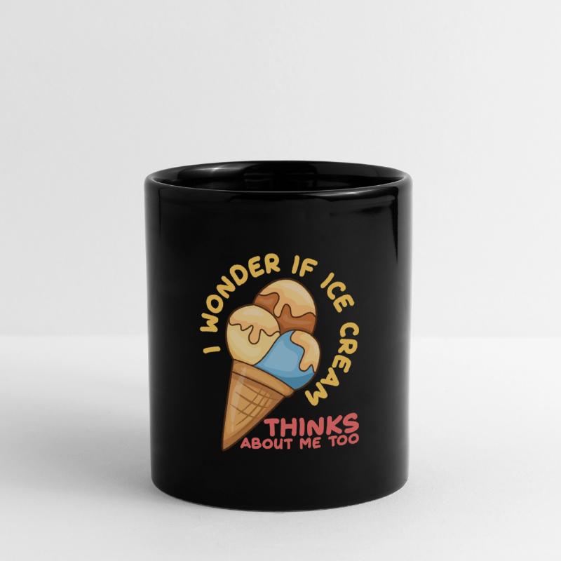 La crème glacée pense à moi Eiscreme Eis Mug uni