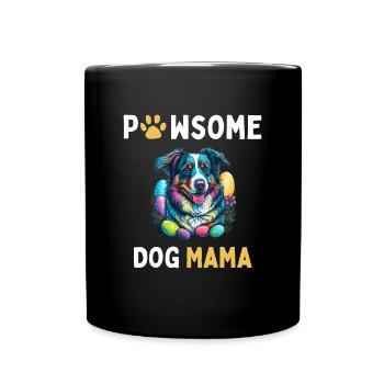 Berger australien Chasseur d’œufs de Pâques Mama Costume - Mug uni - noir - Devant