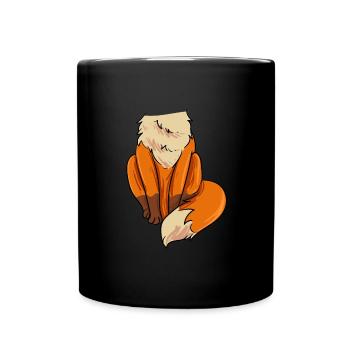 Fox Costume - Full Colour Mug - black - Front