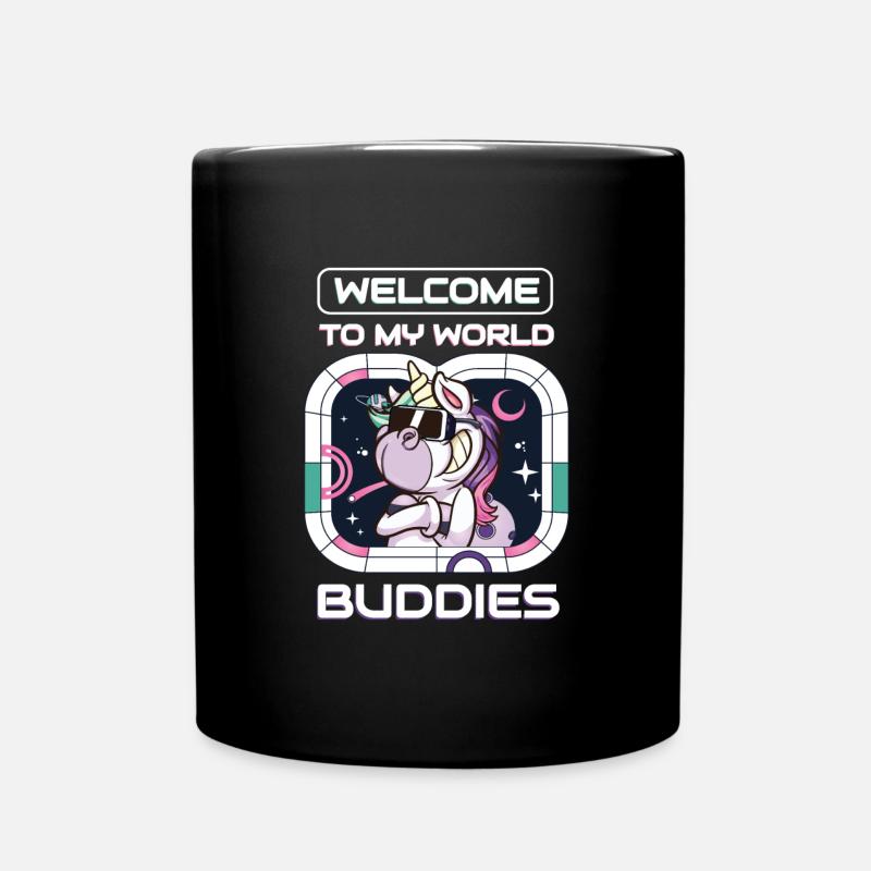 Welcome To My World VR Gaming Games - Tasse einfarbig - Schwarz