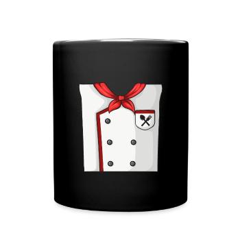 Costume de cuisine - Mug uni - noir - Devant