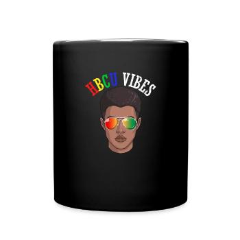 HBCU Vibes Black Man Historical Black College - Tasse einfarbig - Schwarz - Vorne