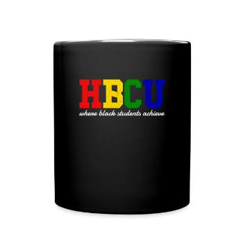 HBCU, bei dem schwarze Studenten das Black College - Tasse einfarbig - Schwarz - Vorne