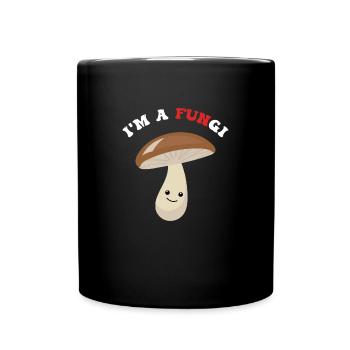 IM A Champignons Champignons Champignons - Mug uni - noir - Devant