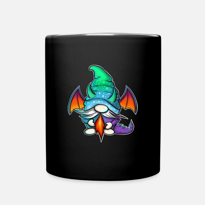 Le Dragon de Gnome Gnome - Mug uni - noir