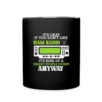 Amateur Radio Radio Funkter Cadeau - Mug uni - noir - Devant