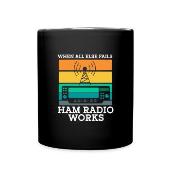 Amateur Radio Radio Funkter Cadeau - Mug uni - noir - Devant