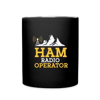 Amateur Radio Radio Funkter Cadeau - Mug uni - noir - Devant