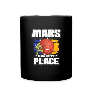 Mars Planet Cadeau - Mug uni - noir - Devant