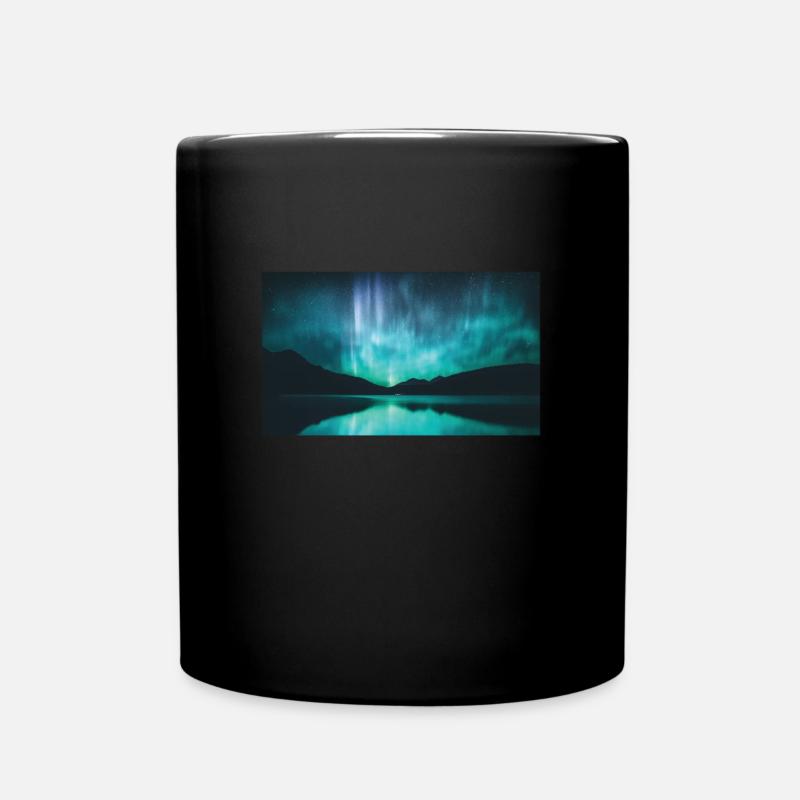 Aurores boréales Aurores boréales - Mug uni - noir