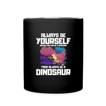 T-Rex - Mug uni - noir - Devant