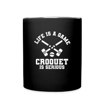 Croquet - Full Colour Mug - black - Front