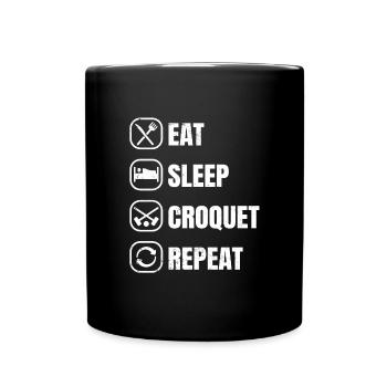 Croquet - Full Colour Mug - black - Front