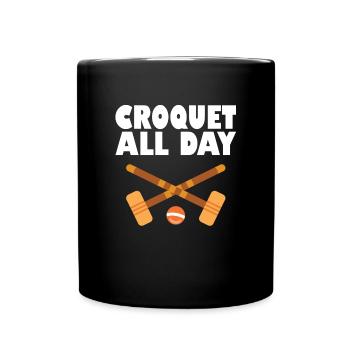 Croquet - Full Colour Mug - black - Front