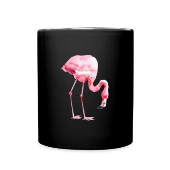 Flamingo - Full Colour Mug - black - Front