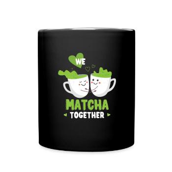 We Matcha Together Liebe Japan - Tasse einfarbig - Schwarz - Vorne