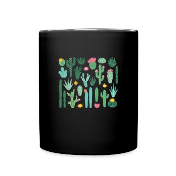 Cactus Gardener Cactus Plant - Full Colour Mug - black - Front