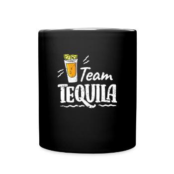 Team Tequila Alkohol Party - Tasse einfarbig - Schwarz - Vorne