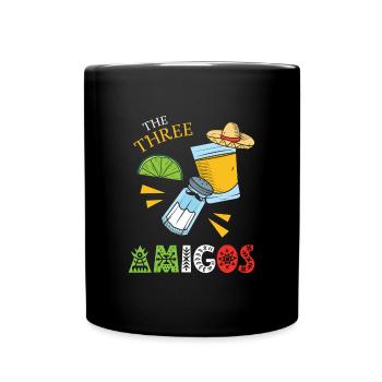 Les trois Amigos Tequila Alcool - Mug uni - noir - Devant
