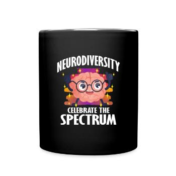 Cadeau autisme autisme - Mug uni - noir - Devant