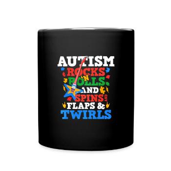 Autism Autism Gift - Full Colour Mug - black - Front