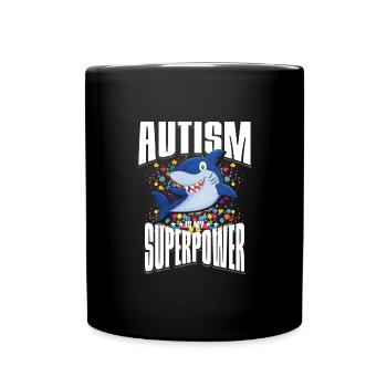 Autism Autism Gift - Full Colour Mug - black - Front