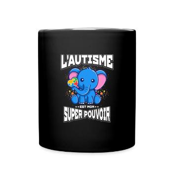 Autism Autism Gift - Full Colour Mug - black - Front