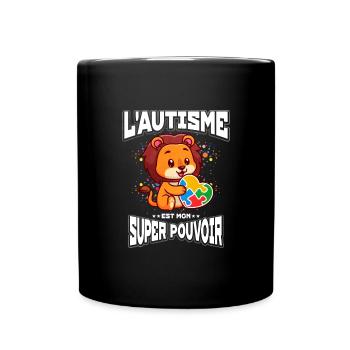 Autism Autism Gift - Full Colour Mug - black - Front