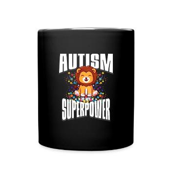 Autism Autism Gift - Full Colour Mug - black - Front